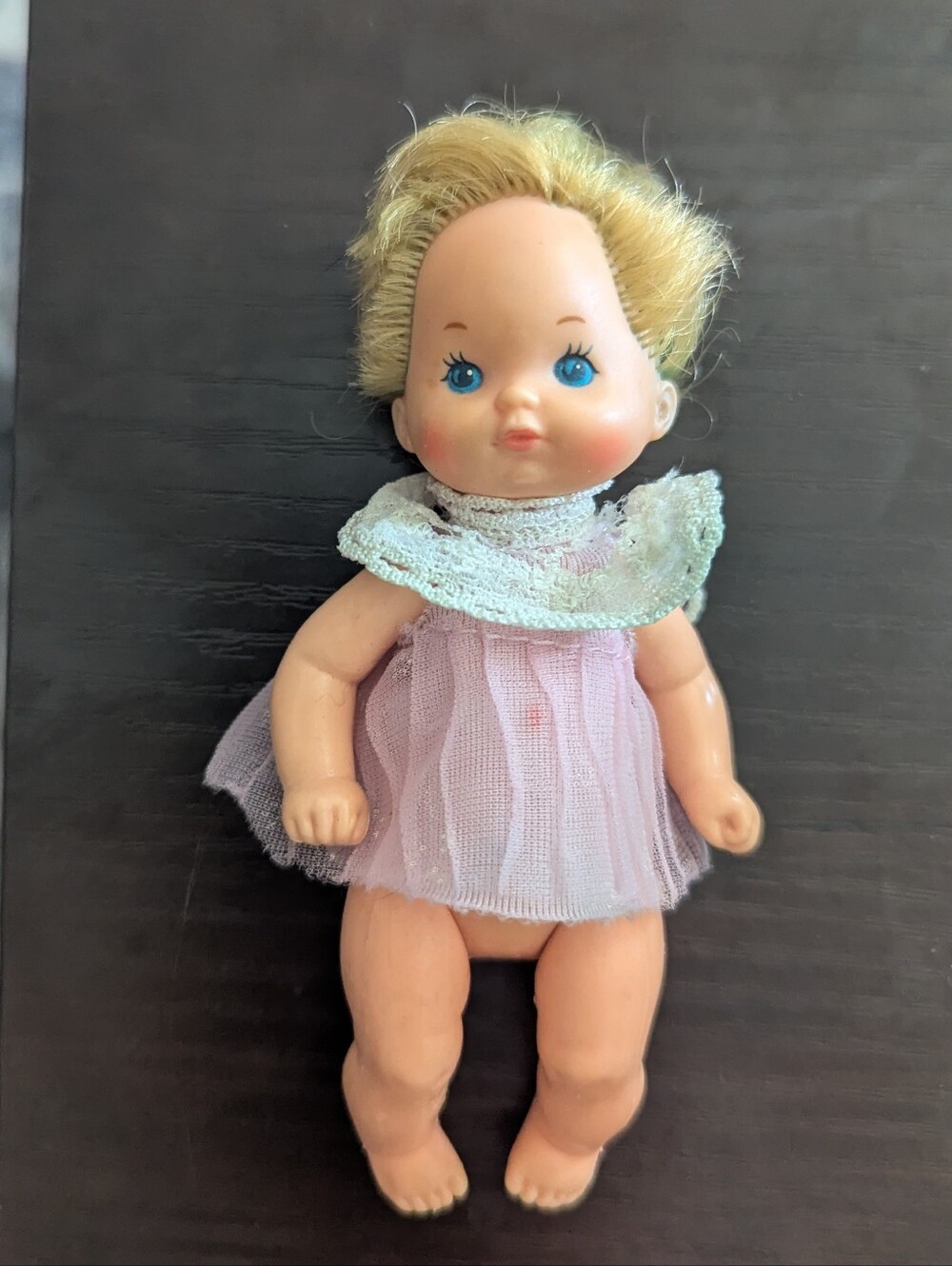 Vintage Barbie Happy Heart Family Toddler Girl Baby Doll 1976 - Short Haircut